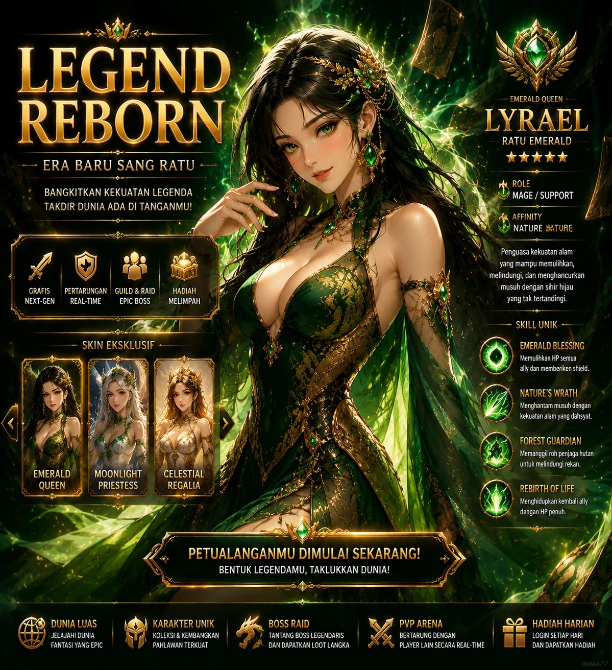 dewa77 APK — hemat kuota